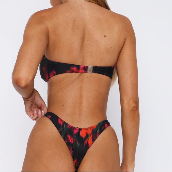 White Fox Boutique Bikini -Sangria Floral - Picture 3 of 6